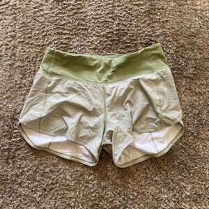 Women's Green Athletic Shorts